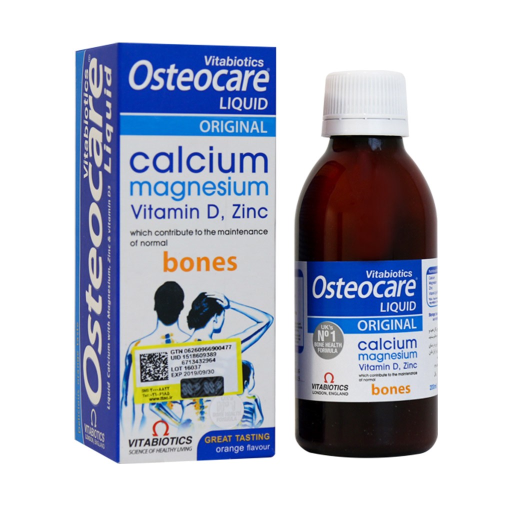 شربت استئوکر ویتابیوتیکس 200 میلی لیتر-Vitabiotics Osteocare Orginal Liquid 200 ml