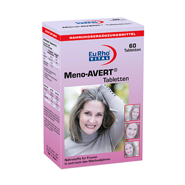 قرص منو اورت یوروویتال EuRho Vital Meno Avert 60 -Tablet