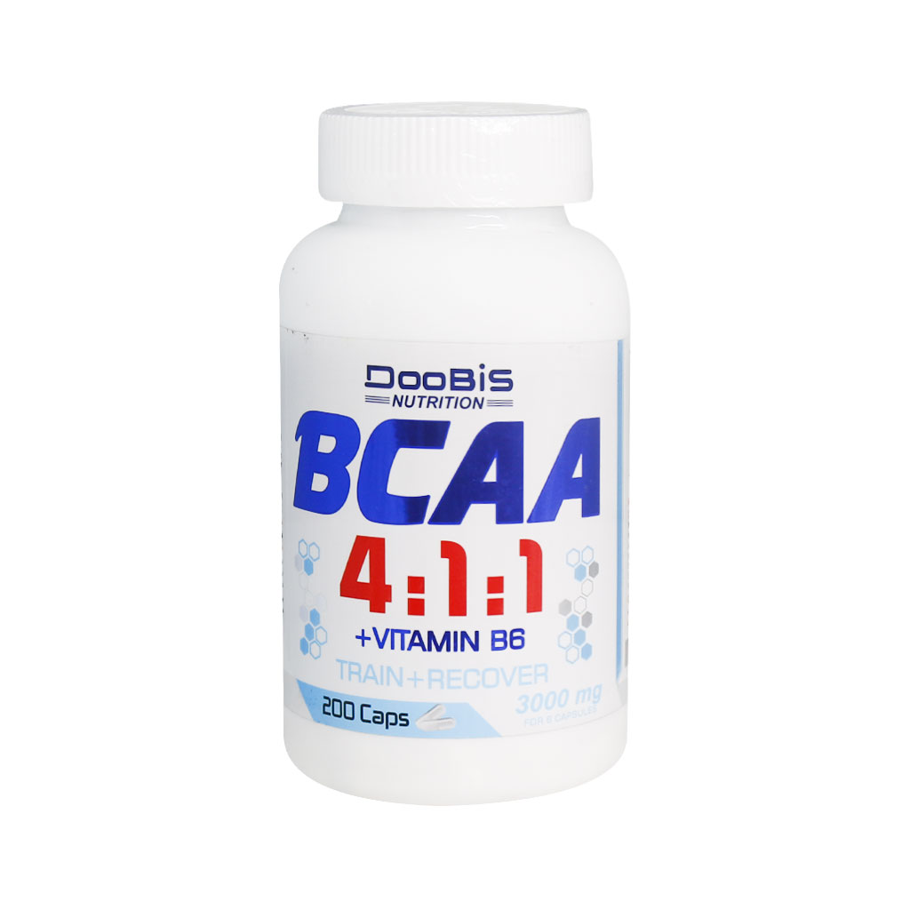 کپسول (BCAA) بی سی ای ای 4:1:1 و ویتامین ب6 دوبیس
