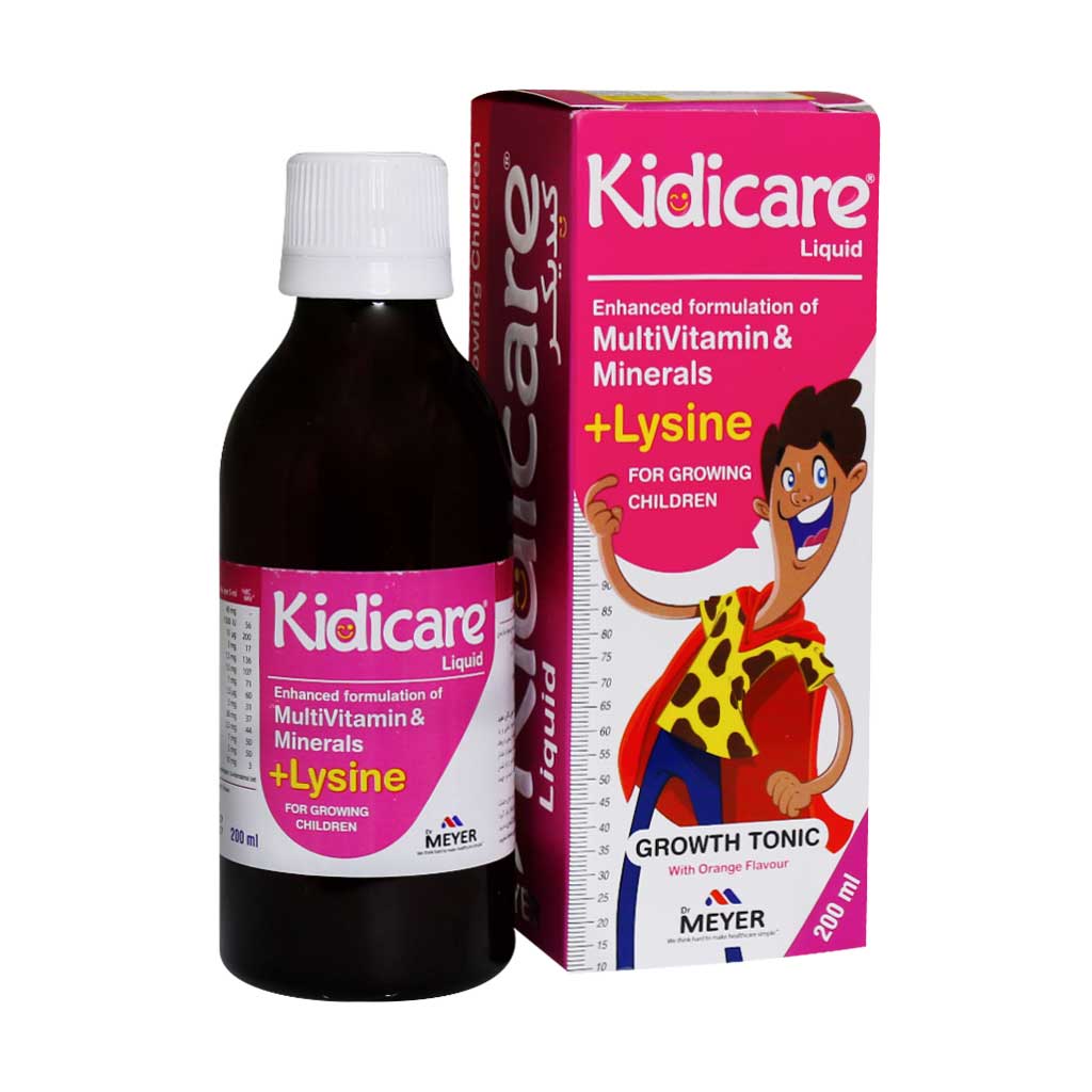 شربت کیدی کر ویتابیوتیکس ۲۰۰ میلی لیتر- Vitabiotics Kidicare Syrup 200 ml