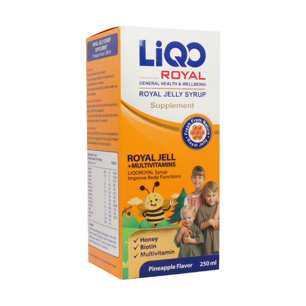 شربت لیکو رویال ژلی ابیان فارمد 250 میلی لیتر- Abian Pharmed Liqo Royal Syrup 250 ml