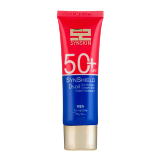 کرم ژل ضد آفتاب ساین اسکین مدل Synshield با SPF50 مناسب پوست چرب آقایان