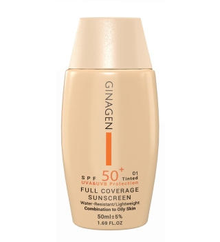 کرم ضد آفتاب رنگی مدل Full Coverage با spf 50 مناسب پوست چرب و مختلط