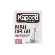 کاندوم فوق العاده تاخیری کاپوت مدل Max Delay بسته 3 عددی