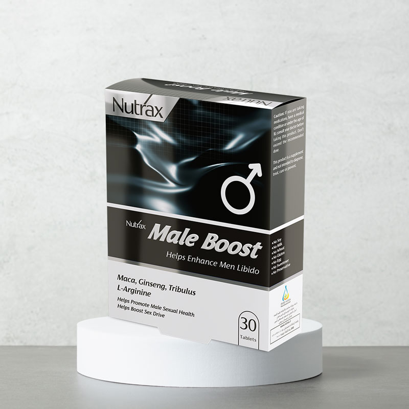 قرص میل بوست نوتراکس 30 عدد -Nutrax Male Boost 30 Tablets