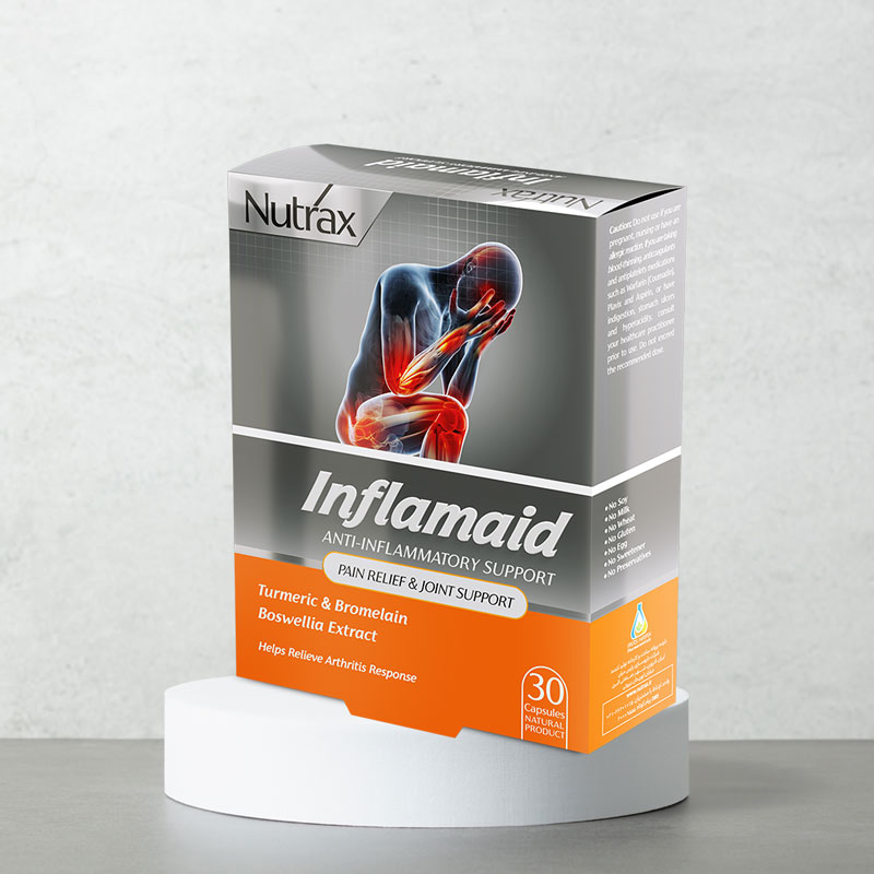 کپسول اینفلامید نوتراکس 30 عدد- Nutrax Inflamaid 30 Caps