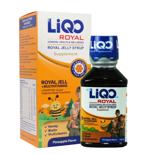 شربت لیکو رویال ژلی ابیان فارمد 250 میلی لیتر- Abian Pharmed Liqo Royal Syrup 250 ml