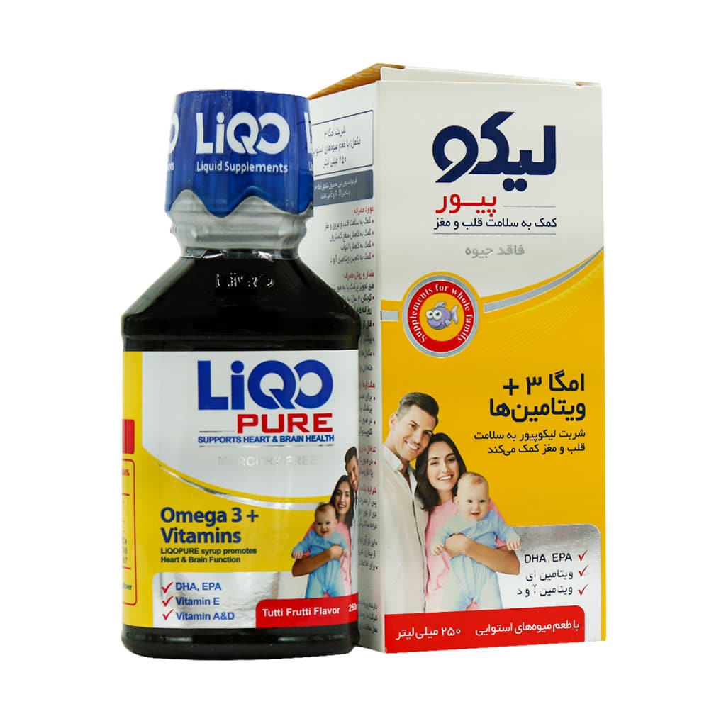 شربت لیکو پیور ابیان فارمد 250 میلی لیتر Abian Pharmed Liqo Pure Syrup 250 Ml