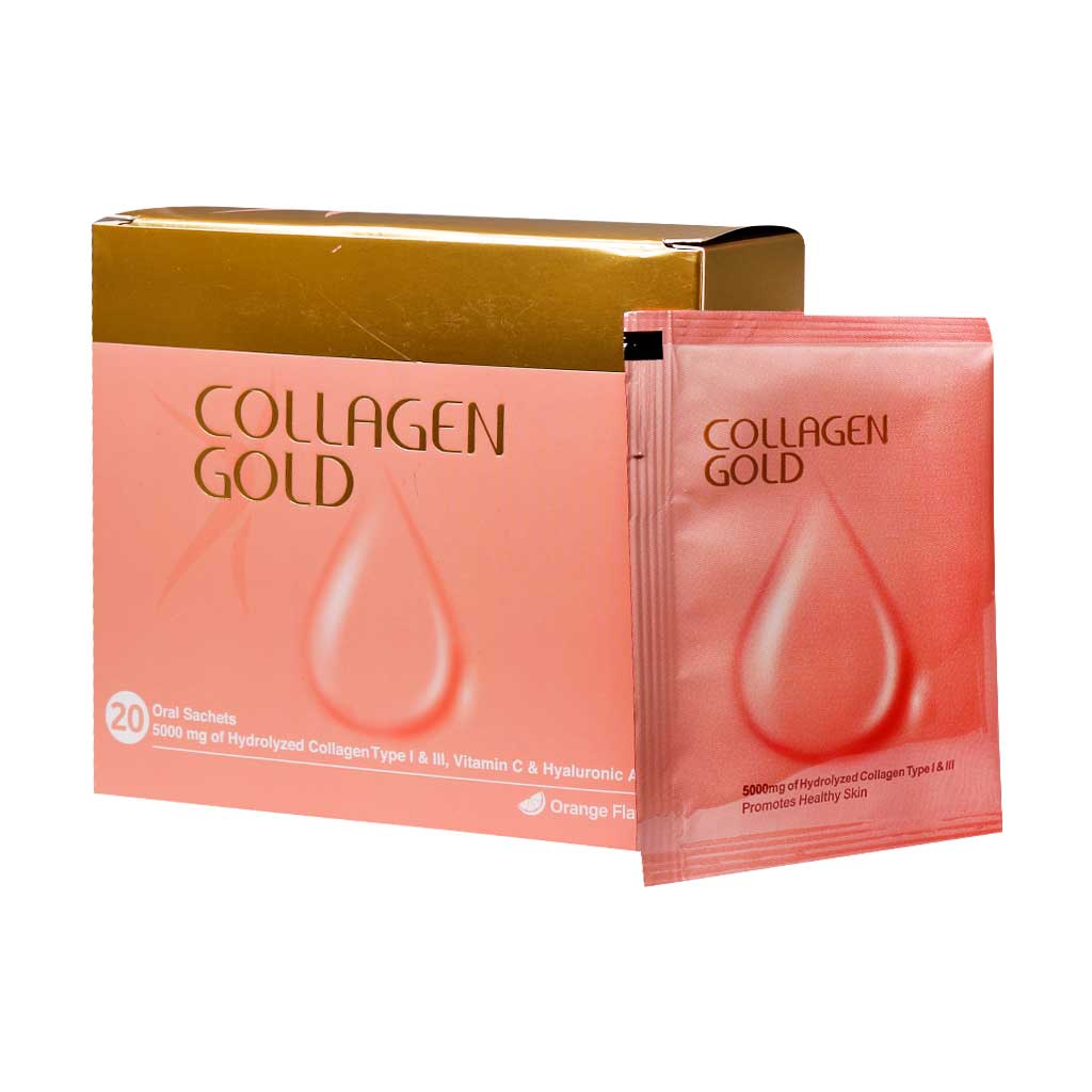 ساشه کلاژن گلد آدریان 20 عدد Adrian Collagen Gold 20 Oral Sachets